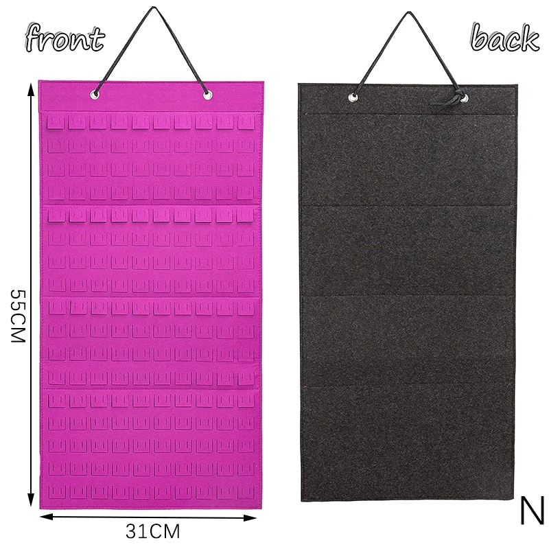 Soft Felt Hanging Organizer for Earrings & Necklaces