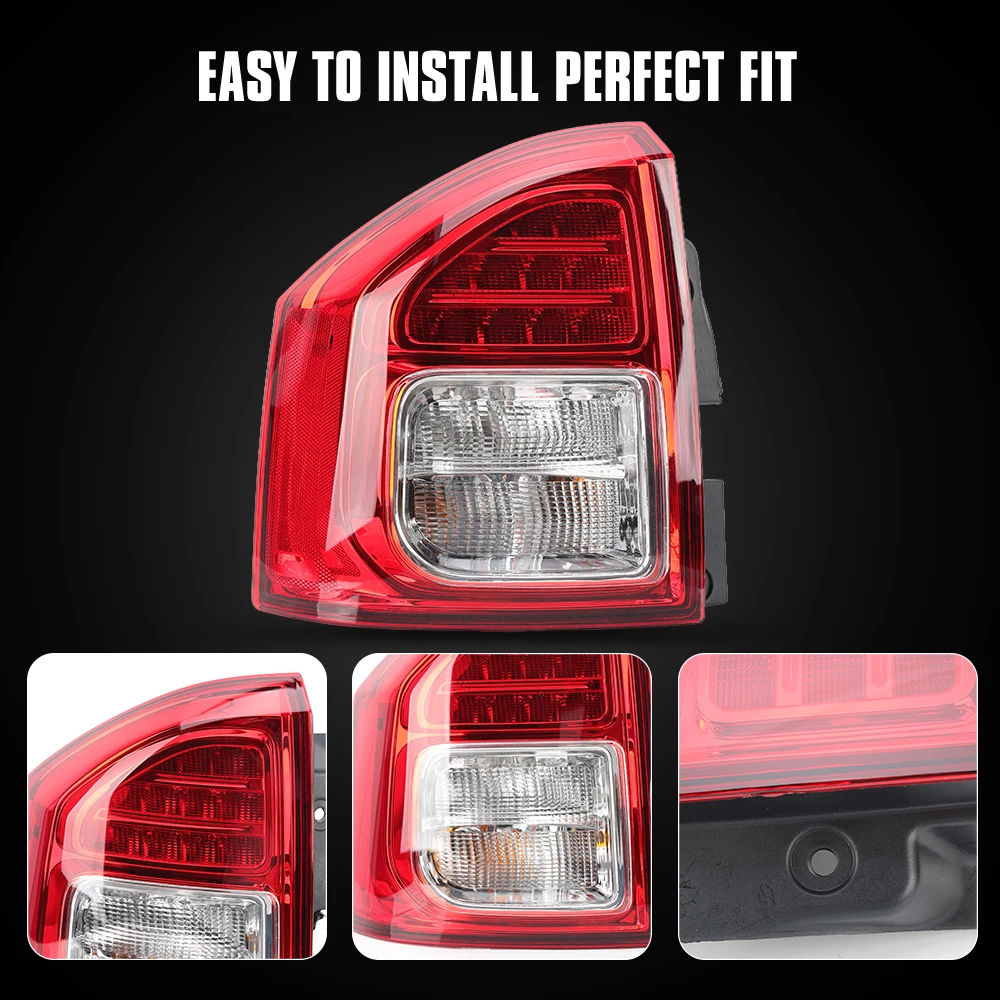 For JEEP Compass 2011-2014 Rear Turn Signal Brake Driving 1 Pc Left Right Tail Light