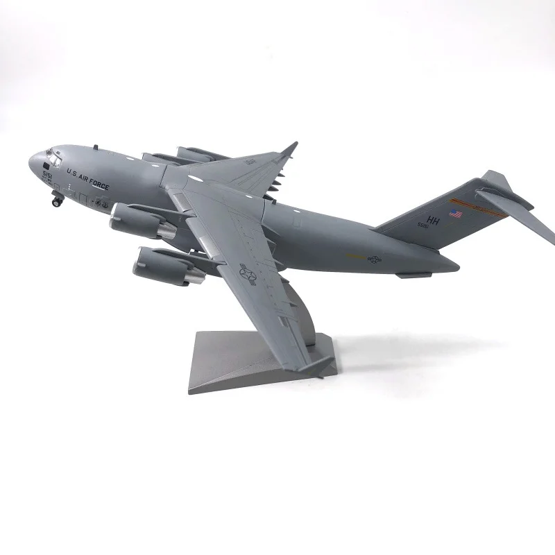 1/200 مقياس الولايات المتحدة C-17 C17 Globemaster III استراتيجية النقل الطائرات دييكاست طائرة معدنية نموذج طائرة ديكور المنزل هدايا للكبار #4