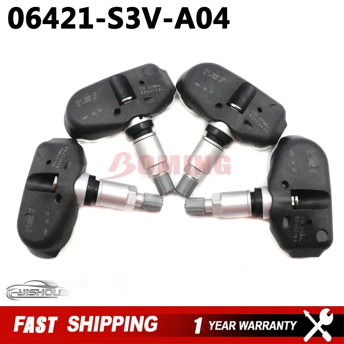 Датчик давления в шинах 06421-S3V-A04 TPMS для Odyssey Ridgeline Honda Pilot Acura RLTL MDX 3.2L 3.5L 2005-2014