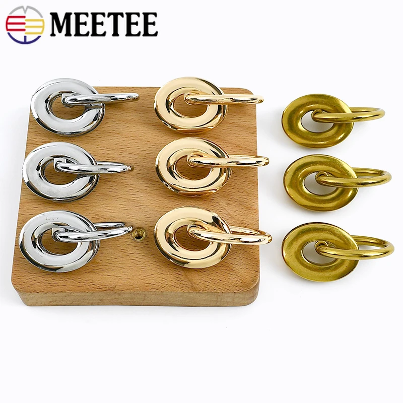 

5/10Pcs Metal Bag Buckle Nail 25*32mm Side Clip Clasp for Handbag Eyelet Screw Connector O Ring Buckles DIY Leather Accessories