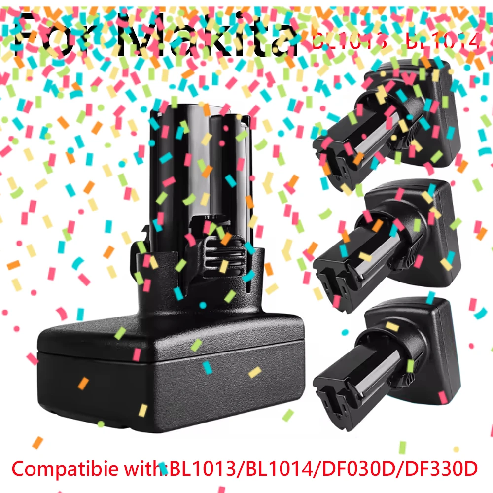 

For Makita Cordless Power Tools 12V 4000mAh Lithium-ion Rechargeable Battery BL1014 DF030D DF330D LCT203W