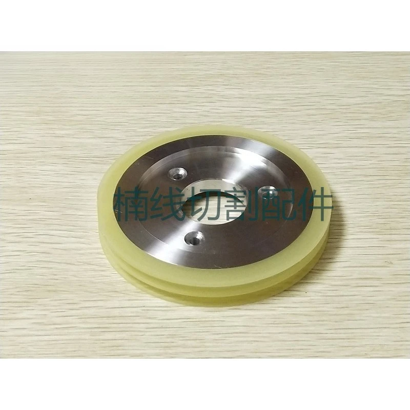 1 قطعة لماكينو عجلة التوتر الأسلاك البطيئة 6EC100B404 الأسطوانة U فتحة 104x30x14 #2