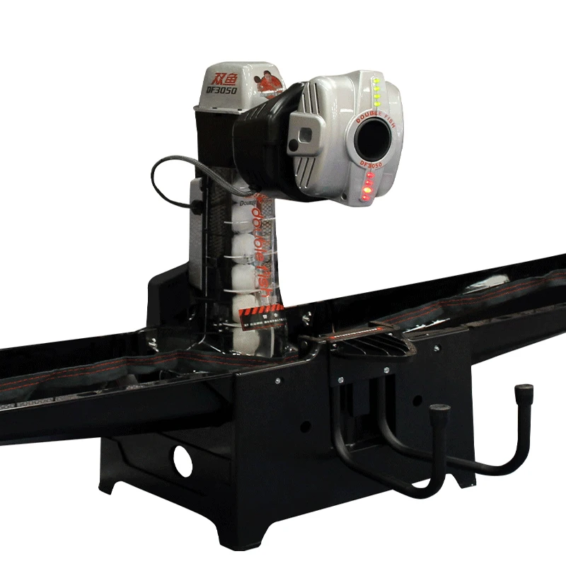 100 جهاز تدريبات كرة بينج بونج مُبرمج مسبقًا، روبوت تدريب على اللعب على تنس الطاولة للتحكم في التطبيق