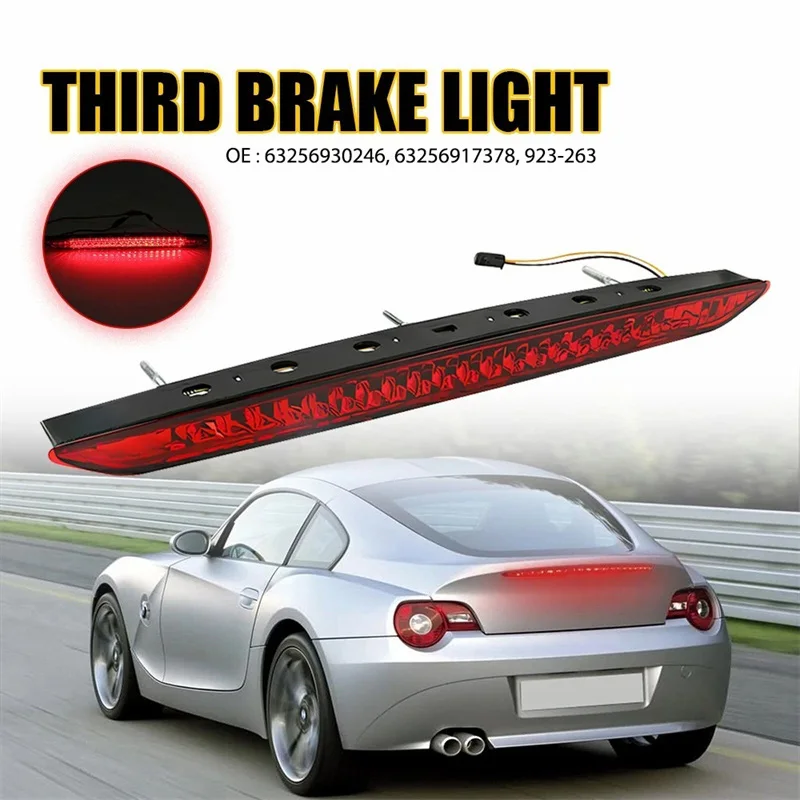 

OEM светодиодный дополнительный стоп-сигнал для Z4 E85 2003-2008, запчасть # 63256917378 / 30246, Высокоинтенсивный стоп-сигнал (замена)