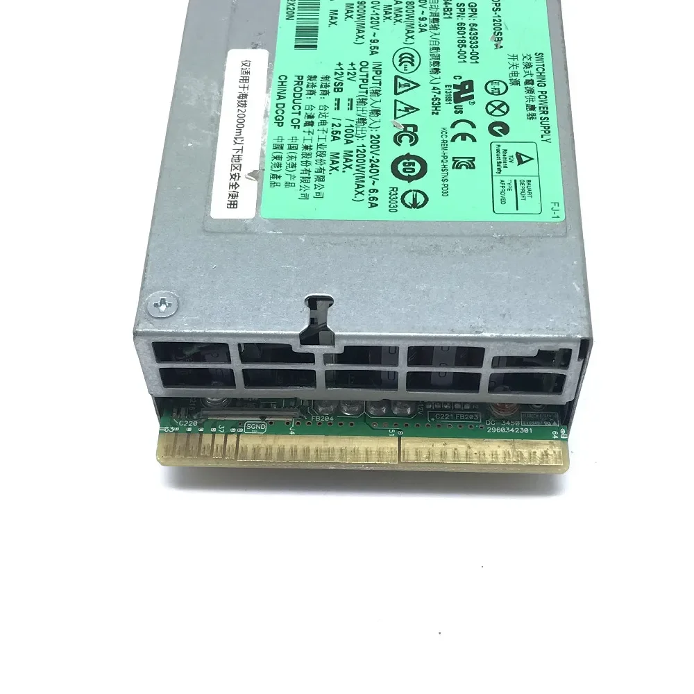 Fuente de alimentación del servidor DPS-1200SB A de 1200 W adecuada para el servidor HP DL580 GEN8