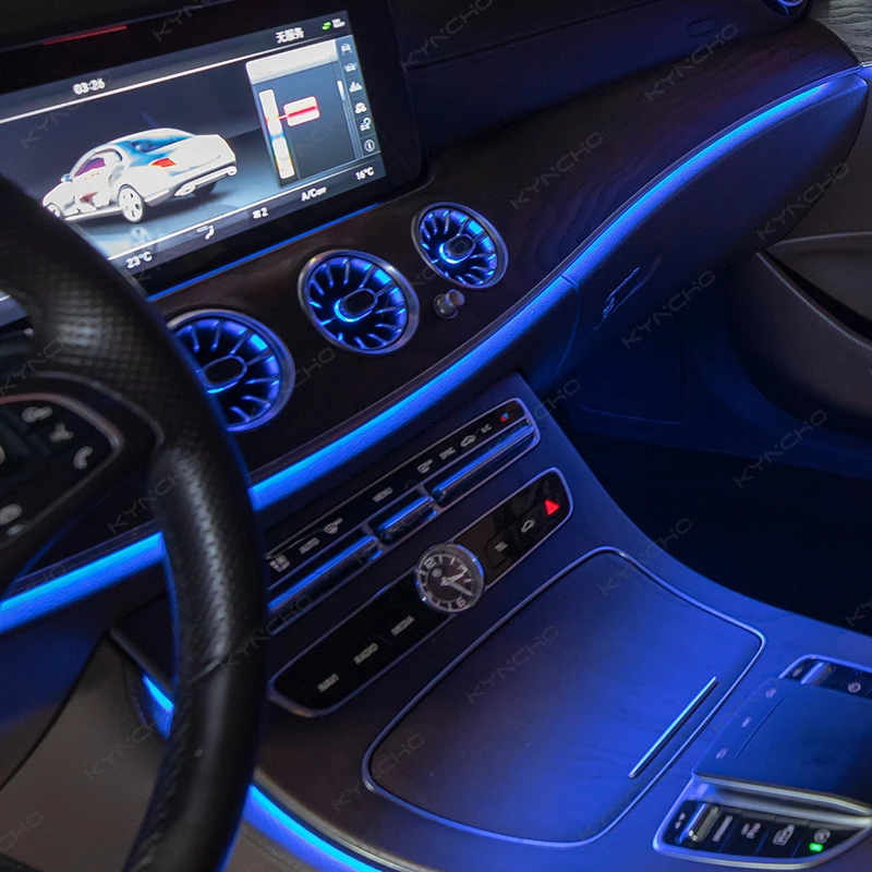 For bnez E Class C238 S238 64 Color RGB Ambient Light for APP Control 12V Automotive LED Upgrade New 1-Year Warranty