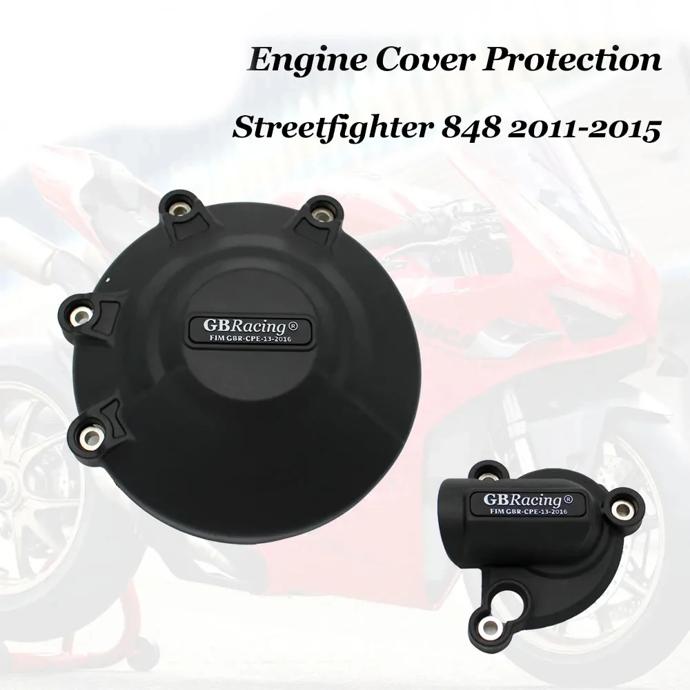 

Motorcycle Accessories Clutch Water Pump Engine Protective Cover GB Racing For Ducati Streetfighter 848 2011 2012 2013 2014 2015