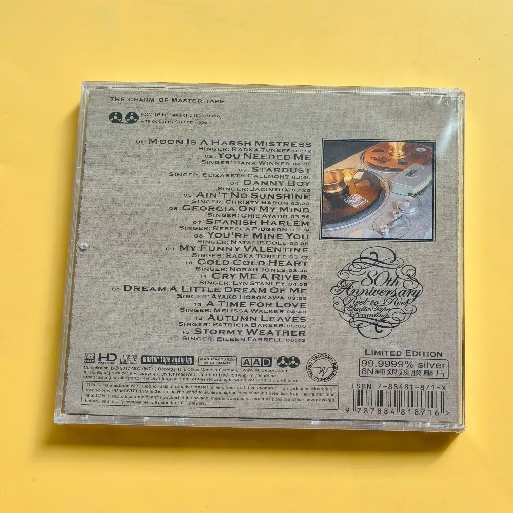 In Stock HiFi Vocal Test CD Folk Jazz Classic Tracks Audiophile Demo Disc - view 2