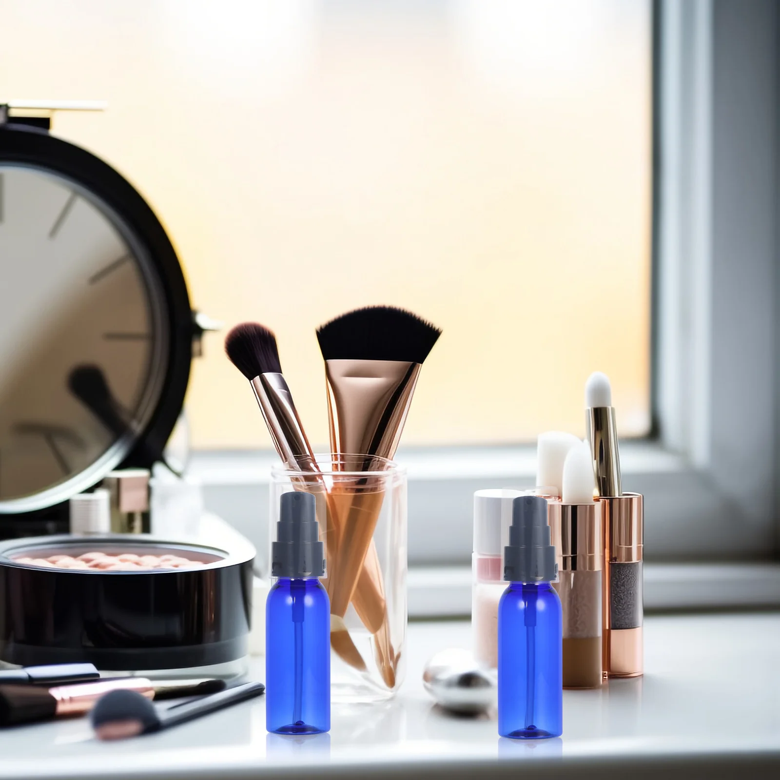 

10Pcs 30Ml Empty Pump Bottle Set Refillable Portable Travel Dispenser for Lotion Essential Oil Makeup Water Skin Care Liquid