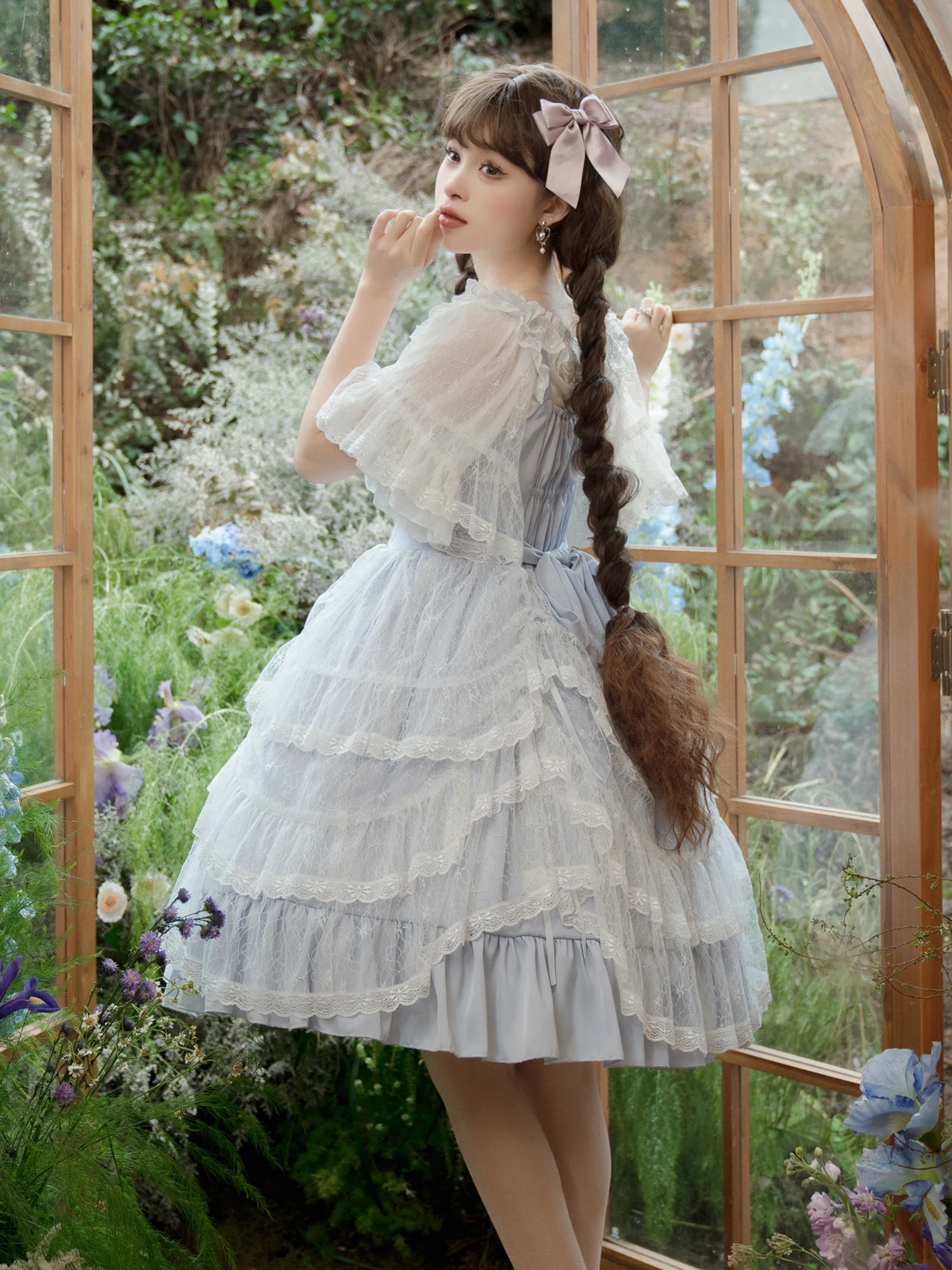 Iris Love Original Lolita Dress Cla Series Jsk Elegante Hofstijl Lolita Prinses Puff Jurk Cos Loli Tea Party Kleding