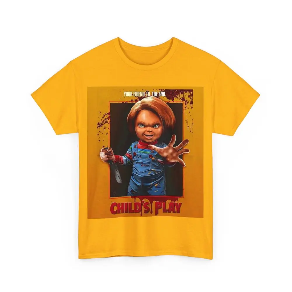 Child’s Play Movie 1988 Chucky Horror T Shirt Unisex Heavy Cotton Tee