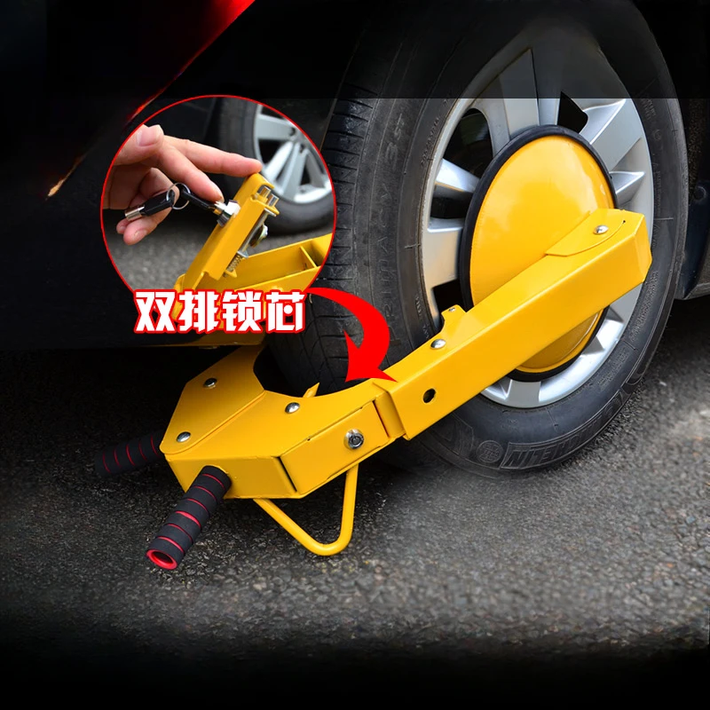 Anti-pry anti-theft suction cup car tire lock wheel