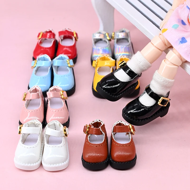 Multiple Colour Obitsu Doll Mary Jane Shoes Dolls Accessories Bjd Doll Leather Shoes Toys For Ddf Body9 1/12 Bjd Gsc Doll