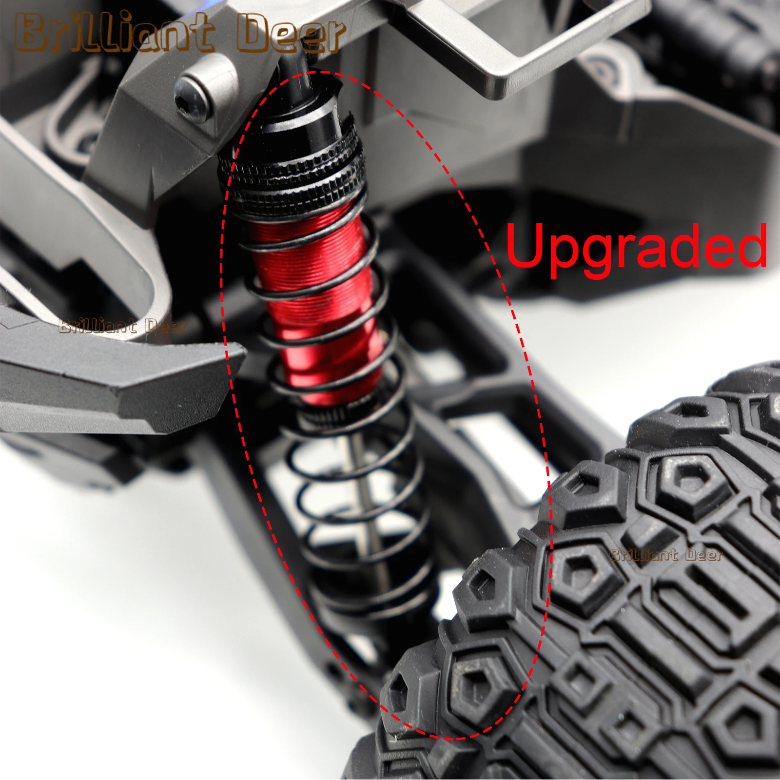 ممتص الصدمات المعدني المزيت لشاحنة Traxxas Trx4 1/10 MINI MAXX RC - ملحقات بديلة وترقية