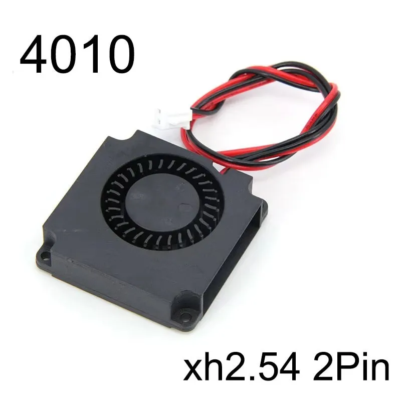 1/2/5pcs DC 5V 12V 24V Cooling Fan 4010 Turbo Blower Brushless 3D Printer Parts 2Pin For Extruder CPU DC Cooler Part view 3