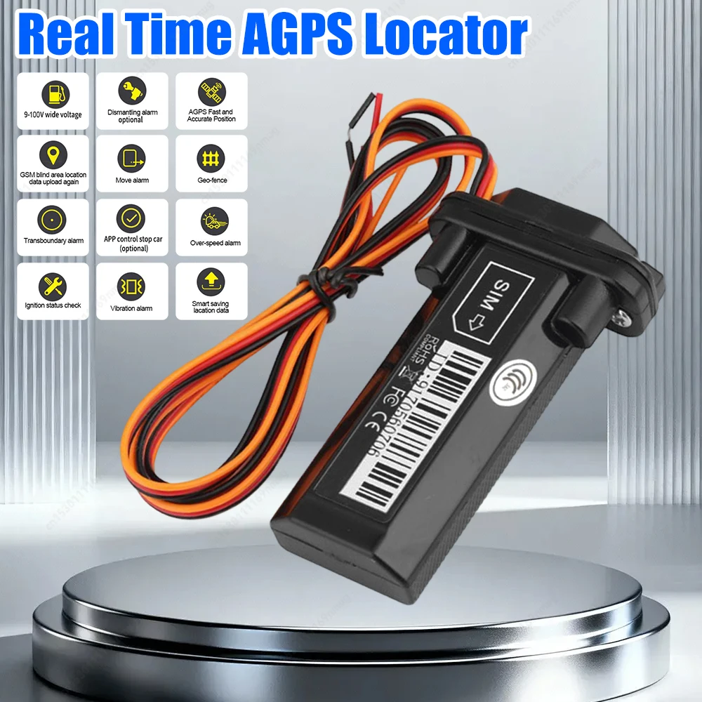 Vehicle/Motorcycle GPS Tracker Fence Historical Route ACC Detection Finder with ACC/Cut Off Engine Function