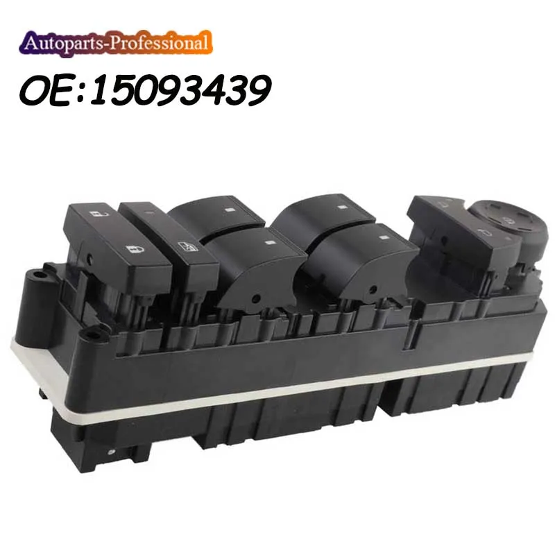 New Master Power Window Switch 15093439 15906880 20835552 20790059 20877335 For Chevy Silverado 1500 GMC Yukon Cadillac 4Door