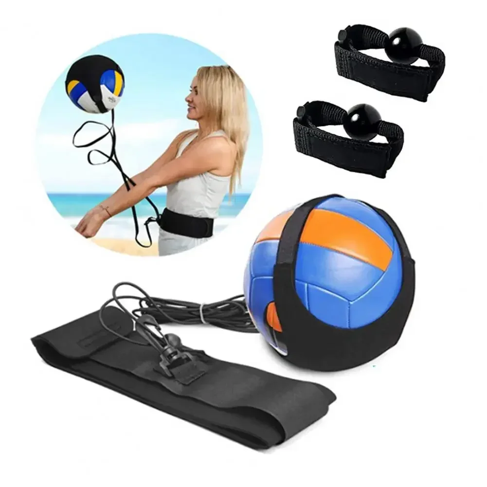 

1 Set Volleyball Spike Trainer Belt Compact Size Adjustable Length Elastic Volleyball Spike Training Tool Equipment