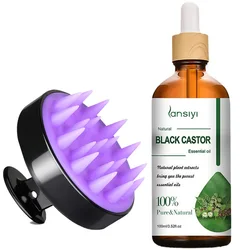100ml 100% Pure Castor Oil Essential Oil Carrier Oil Aromatherapy Massage Promoting Hair Growth DIY Skin Care Raw Material