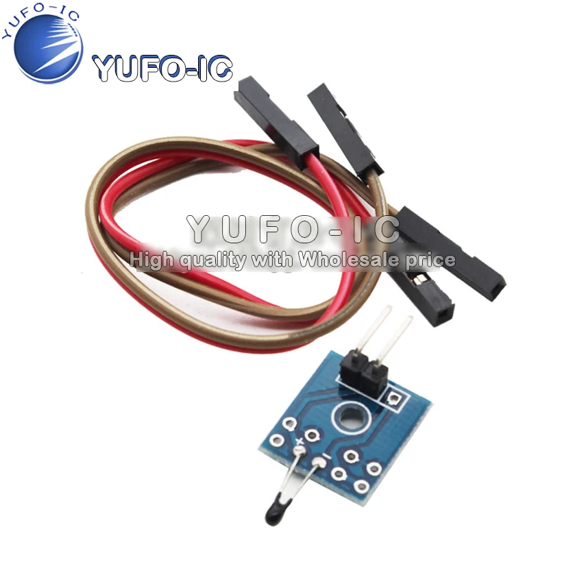Temperature Sensor With Small Board Contains Small PCB Board 2 20cm Long DuPont Lines And Thermistors