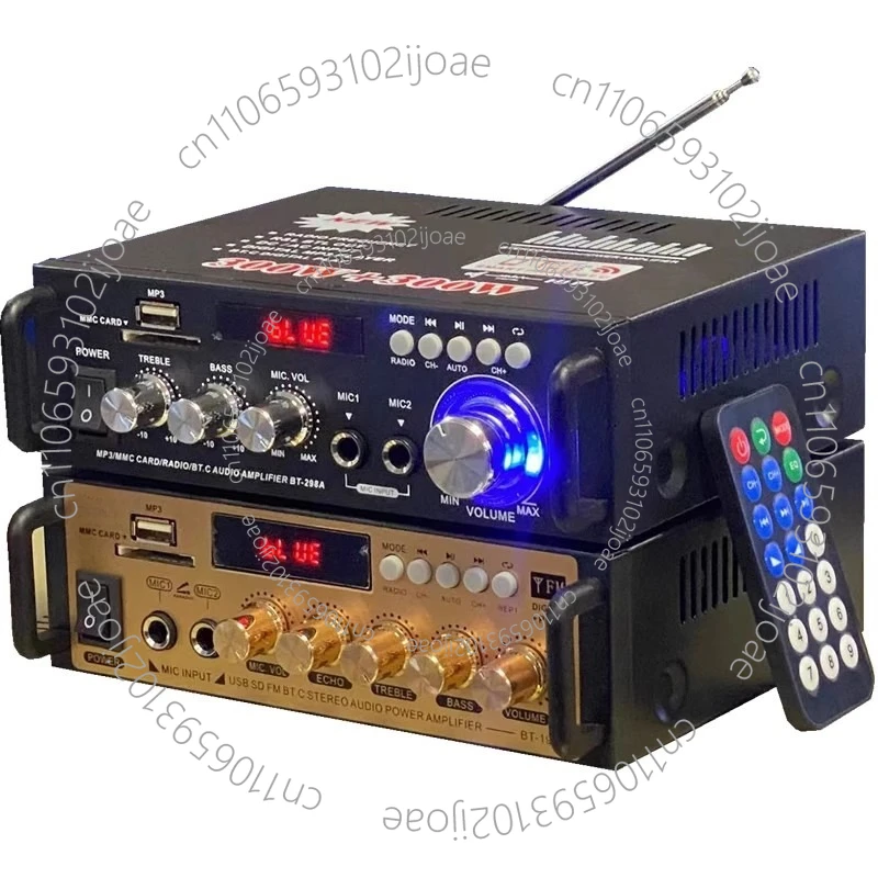 

Mini Small Amplifier Speaker Power Amplification Card USB Flash Drive Radio DC 12 V 220V Bluetooth