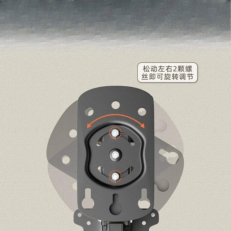 TV car monitor hanger retractable rotating folding RV ceiling wall bracket ceiling hanging shelf