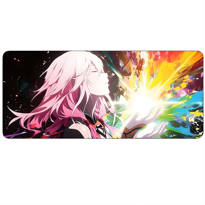 Anime Guilty Crown Mouse Pad Game Laptop Play Mat 400x900 Extra Large Kawaii Non-slip Mousepad PC Gaming Accessories XXL Rug