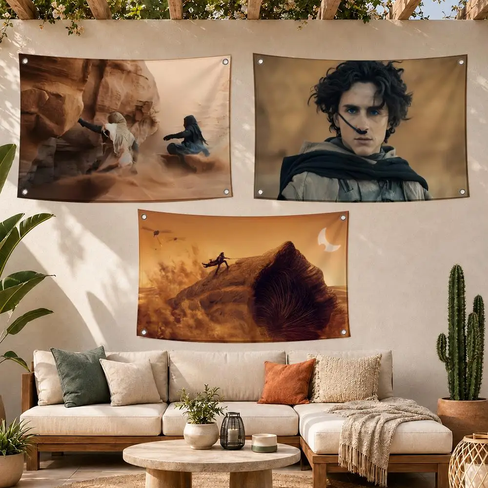 Science Fiction Film D-Dune Flags Decoration Outdoor Picnic Party Art Hanging Home Camping Party Banner Best Sellers