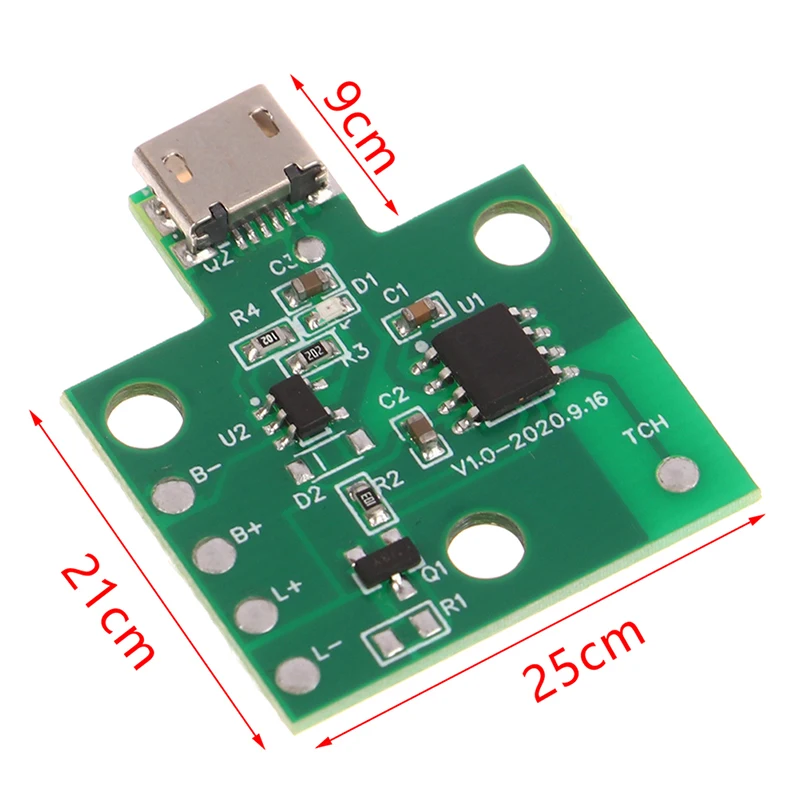 Placa de circuito de lámpara PCBA, carga USB, atenuación táctil continua, led táctil, módulo de control de lámpara nocturna pequeña