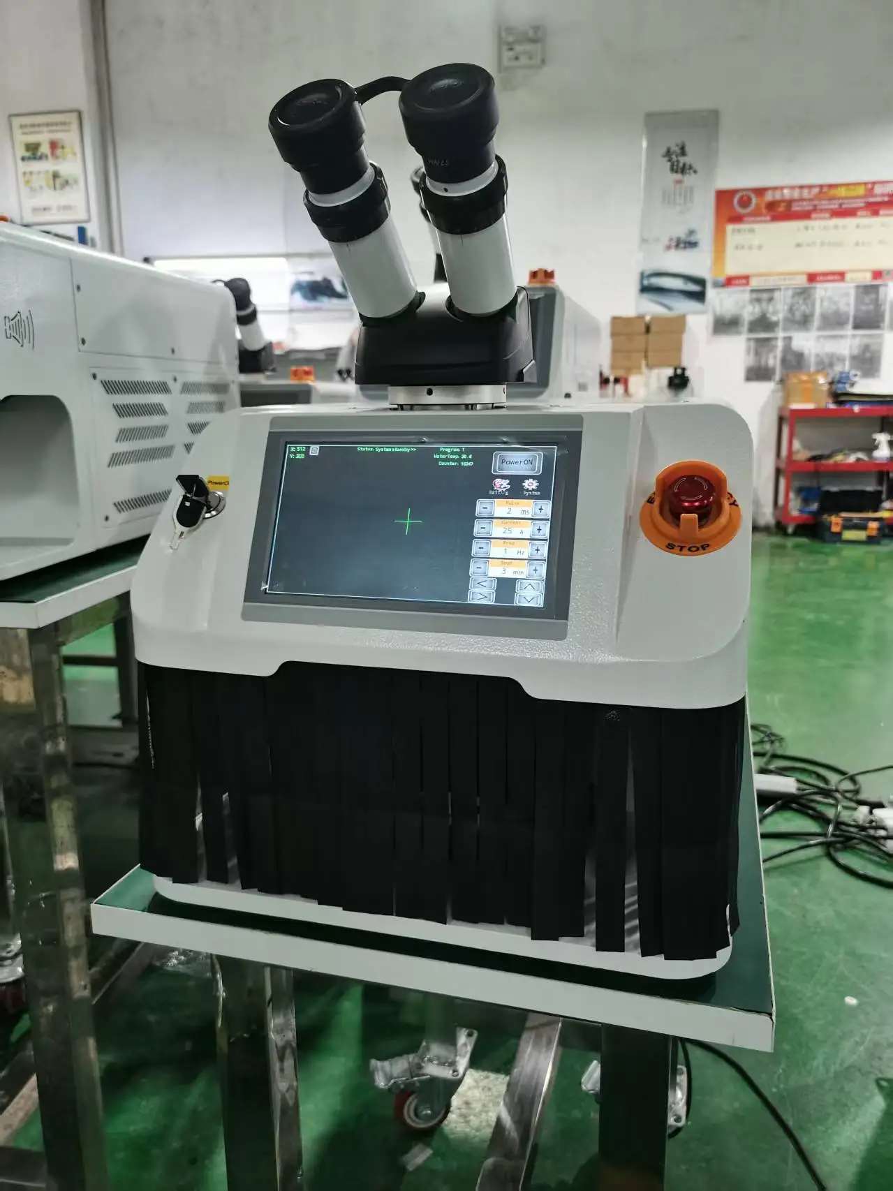 

200W MAX Jewelry Welding Machine Gold Silver Laser YAG Desktop Voice Prompt With Teaching Video