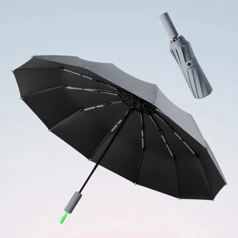 Super Strong Windproof Automatic Umbrella  Sunshade Uv ProtectionFolding Sunproo Anti-Storm Large Size Reverse Rain Gear