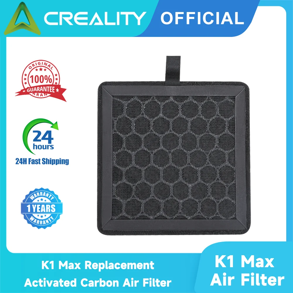 Creality K1 Max Replacement Activated Carbon Air Filter 1PCS Cotton Activated Carbon Filter for K1MAX 3D Printer Accessories