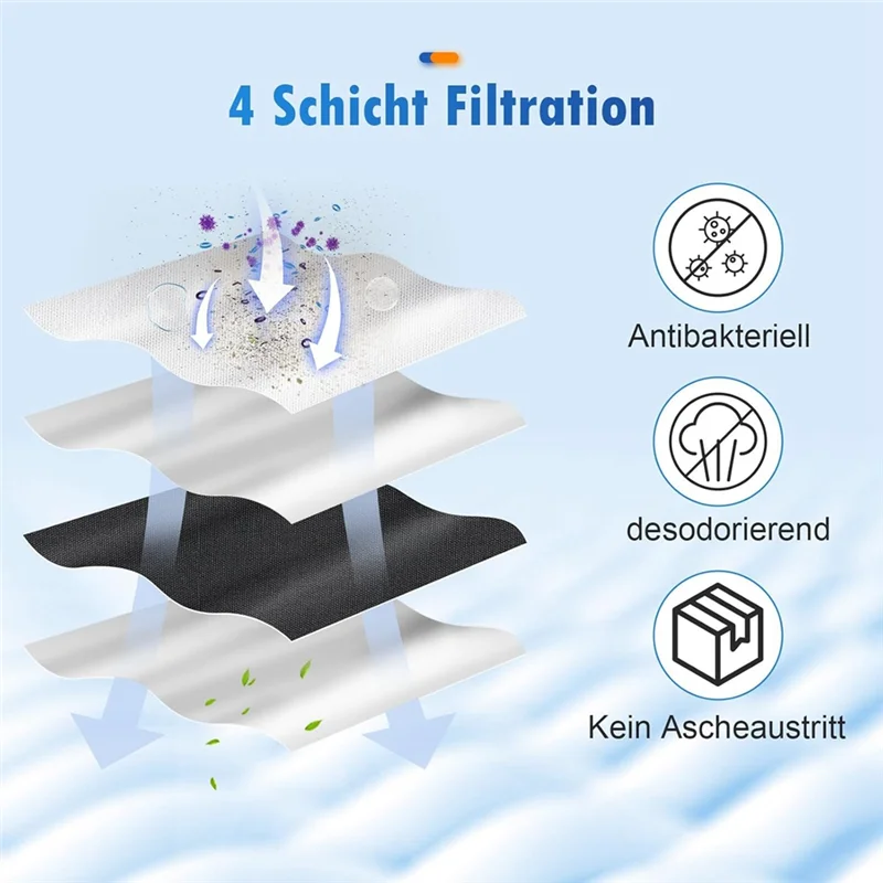 Stabile Staubsaugerbeutel für Ecovacs Deebot X8 PRO Omni / X8 OMNI / T50 PRO Omni / T50 MAX PRO Omni / T50 Omni Staubsaugerzubehör