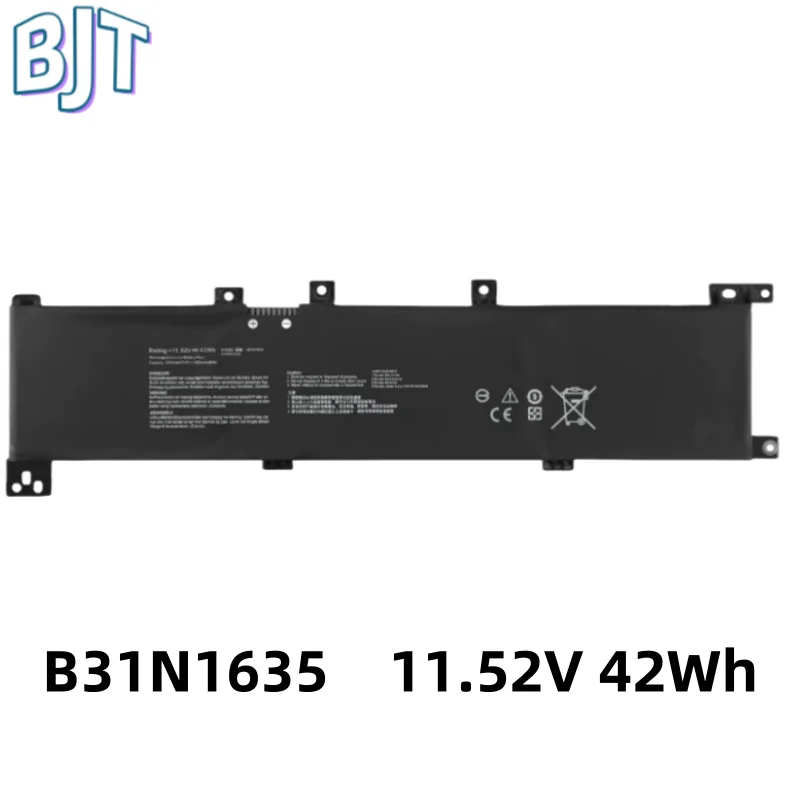 11.52V 42Wh Laptop Battery B31N1635 New for ASUS VivoBook 17 X705UA X705NA X705NC X705UB X705UV R702UV N705UQ-EB76 A705UQ