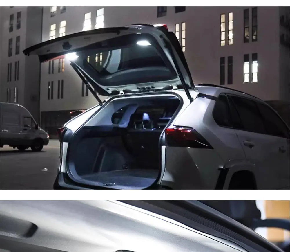 1 Stück Auto-LED-Kofferraumbeleuchtung Innenraum-Ladungsraumleuchte Kofferraumlampe 12V für Toyota Yaris / Echo 1999-2018 OEM # 81330-02010 – Detail 15