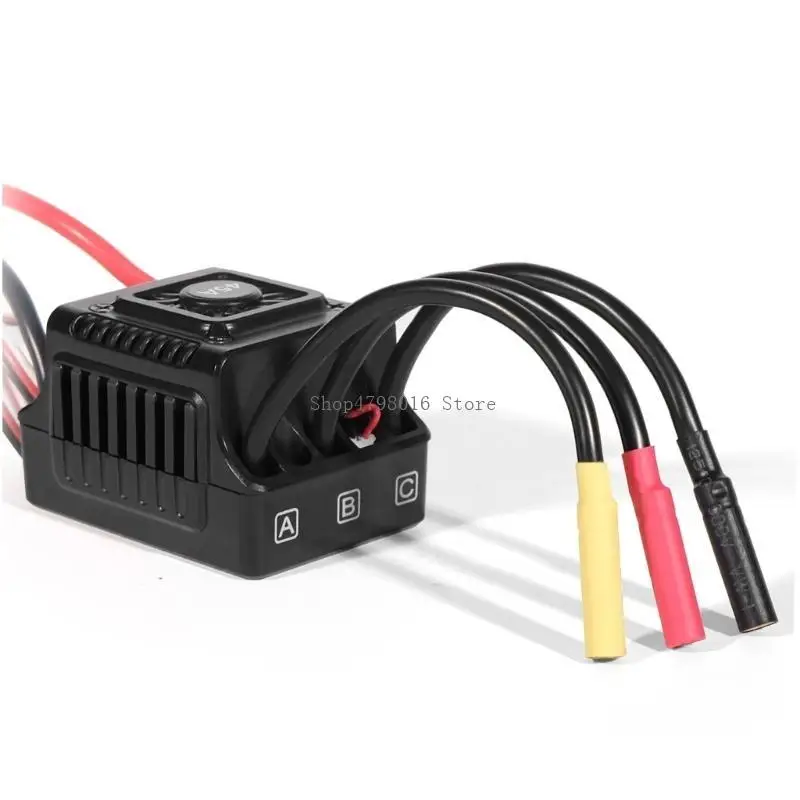 

Brushless ESC with Programming Card Dustproof ESC for 1/10 Wireless Crawler