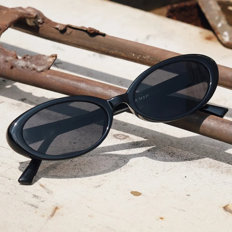 Small Oval Sunglasses for Women's Vintage Design Sun Glasses Shades Female Sexy Retro Punk Men Sunglass Outdoor Trendy Eyewear image 3