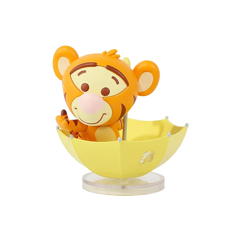 Disney Pooh Bear Rainy Season Themed Series Blind Box Toys Anime Action Figure Model Collect Desktop Decorations Kids Gifts