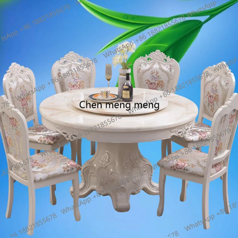 Side Restaurant Dining Table Chairs Round Mid Century Luxury Designer Dining Table Space Saving Console Mesa Kitchen Furniture view 6