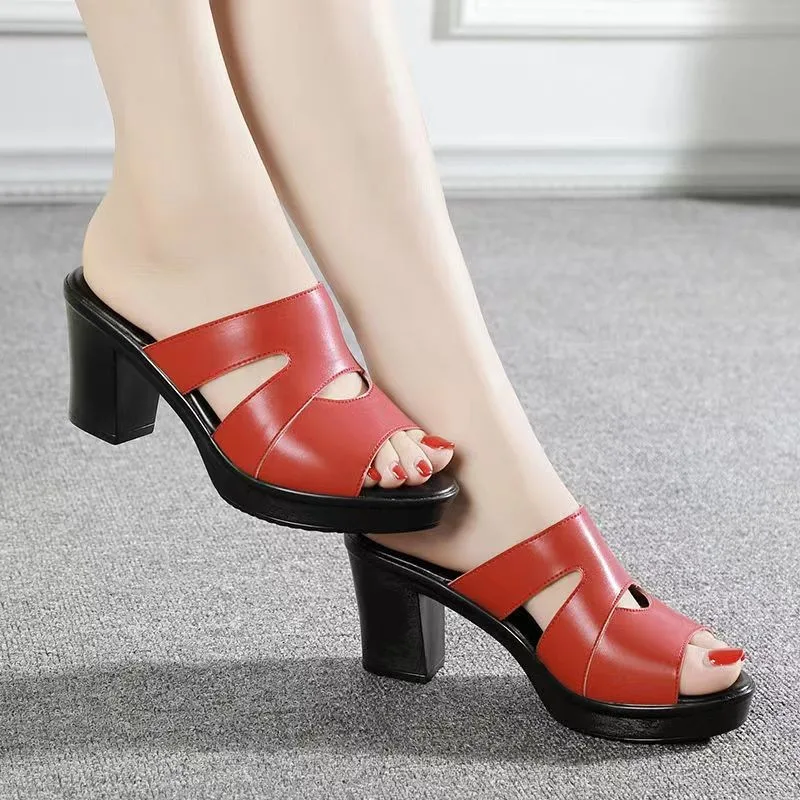 

Туфли женские с открытым носком, высокий каблук, модные повседневные, обувь для банкета, лето 2023