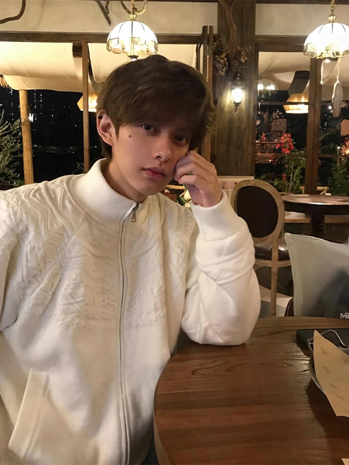 

American Sle Cleanfit Stand Collar Open Cardigan Sweater Men Women Autumn Winter Casual High End Aosphere Knitted Outerwear