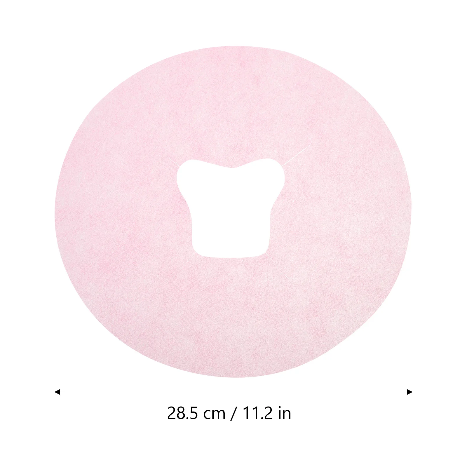 

100Pcs Disposable Face Massage Headrest Covers Non-Woven Breathable Cushion Pads for Spa Beauty Salon Foot Hospital