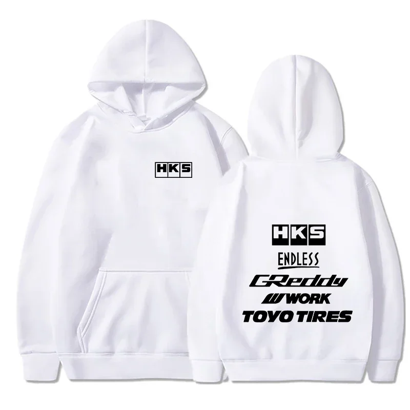 Nowa męska fajna bluza z kapturem HKS ENDLESS Bluza męska i damska Retro Casual Odzież sportowa Męska bluza z długim rękawem