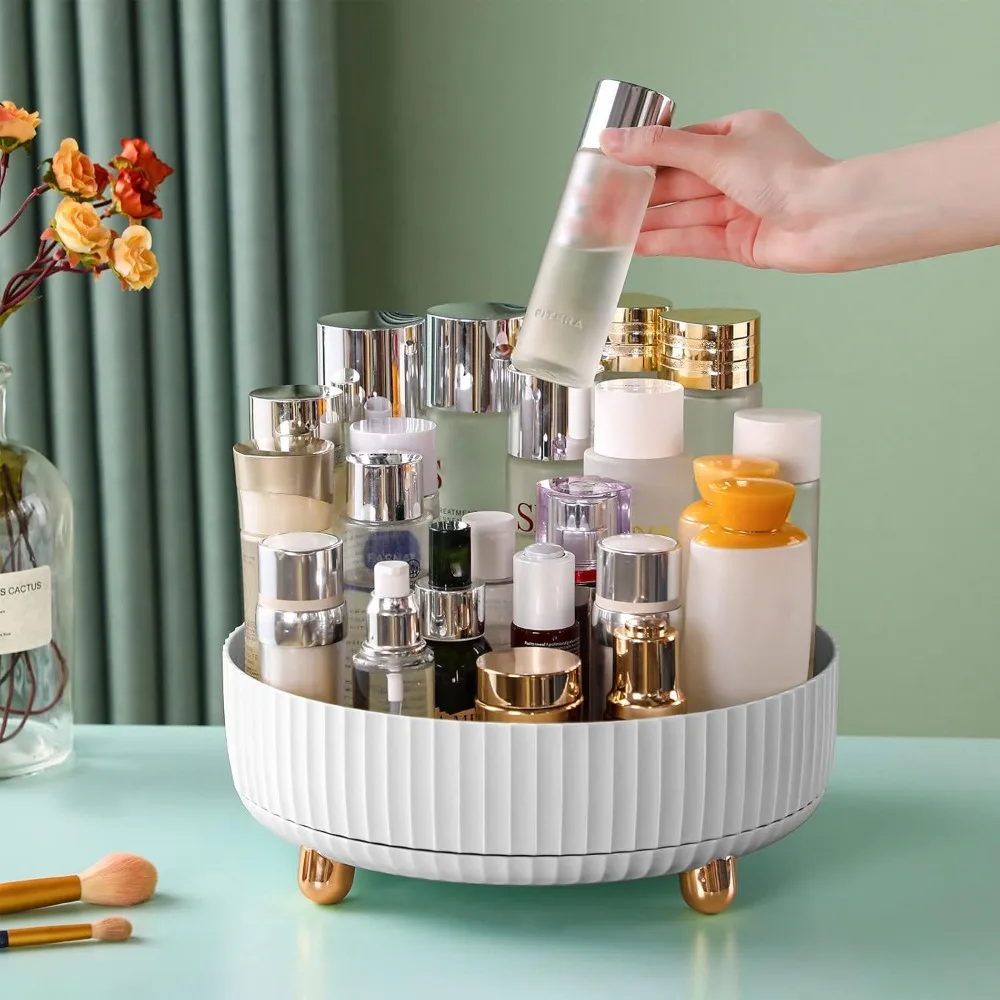 

360 Rotating Large Capacity Cosmetic Organizer for Makeup Perfume Jewelry