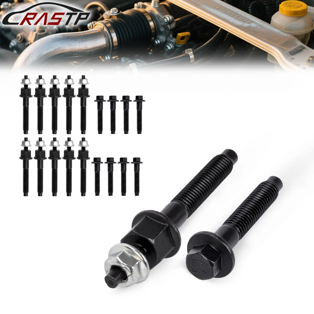 

RASTP- Exhaust Manifold Bolt Set For 2009 to 2018 Chrysler Dodge Jeep Ram 5.7L & 6.4L V8 Engines RS-CR1855