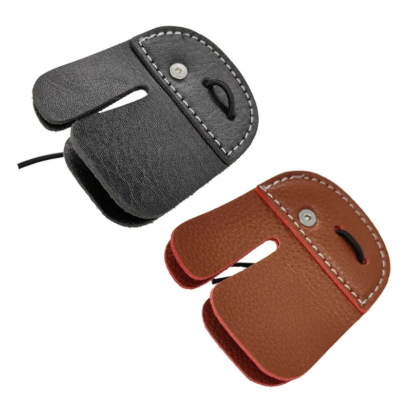 Double Layered Finger Tab Finger Protector for Left Handed