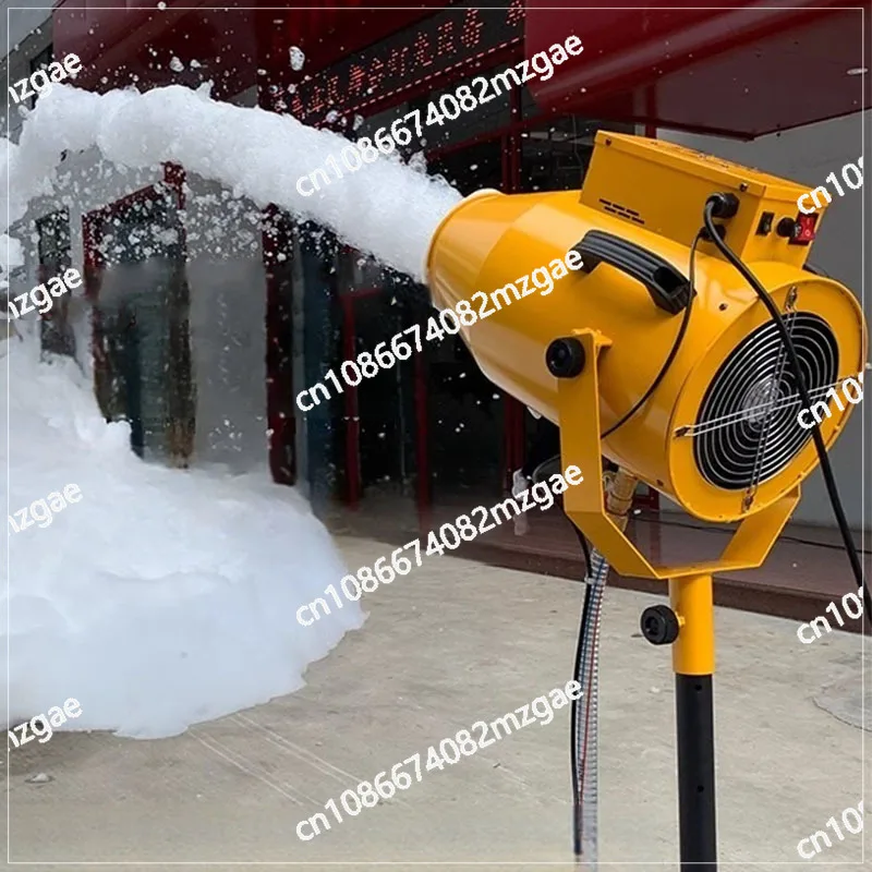 Powerful 1000W Jet Foam Blaster for Outdoor Parties, High Output Bubble Foam Machine for Kids Pools and DJ Events