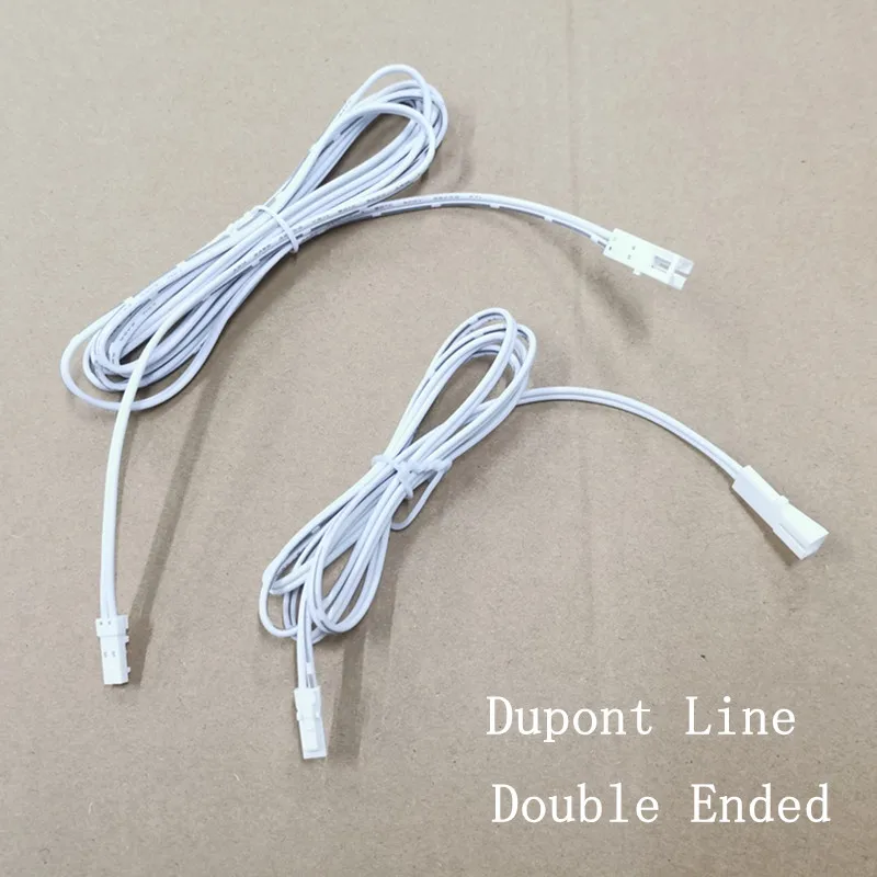 Dupont Double Ended 5pcs 10pcs 50pcs Led Lamp 1m 2M Dupont Line Male and Female Connection Extension Lead Wire Cable 2PIN