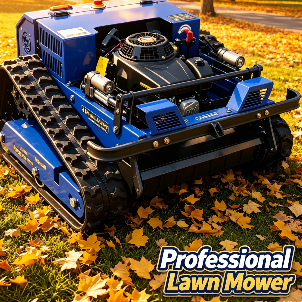 Customized Best Selling Remote Control Lawn Mower Self Propelled Lawn Mower For Large Manor Turf Cutting And Campus Green Belt C